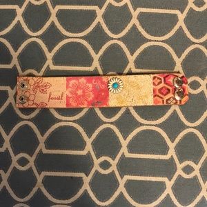 Unique leather bracelet